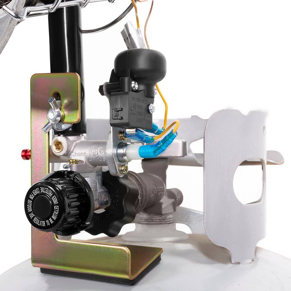 15,000 BTU Radiant Single Burner Tank Top Propane Heater with Variable Heat - Hercitys