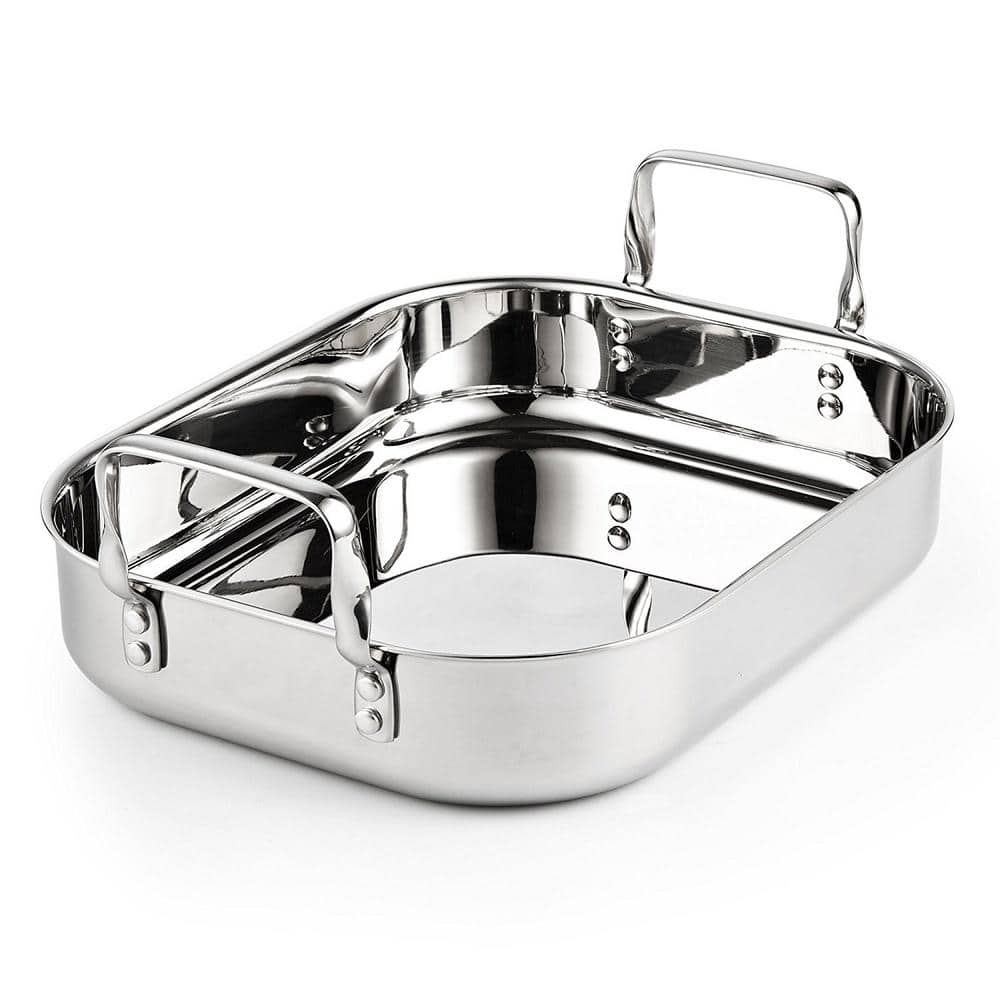 10 Qt. Stainless Steel Roasting Pan - Hercitys