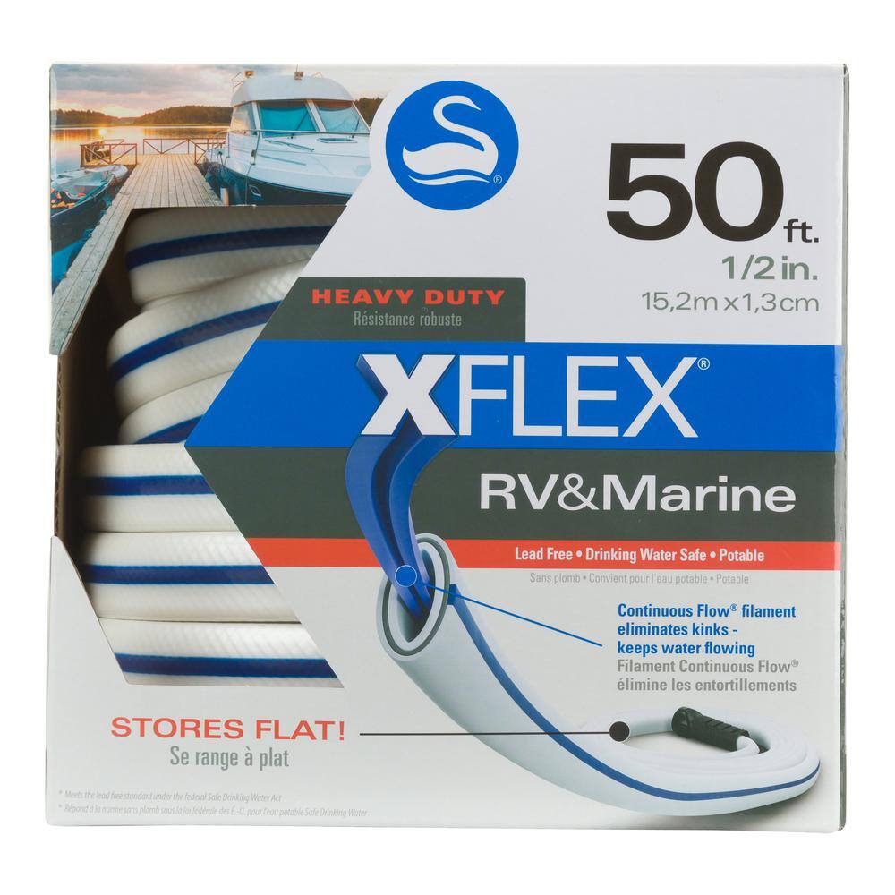 1/2 in. x 25 ft. XFlex RV&Marine Hose - Hercitys