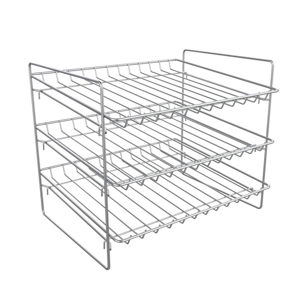 3-Tier Chrome Can Dispenser Organizer - Hercitys