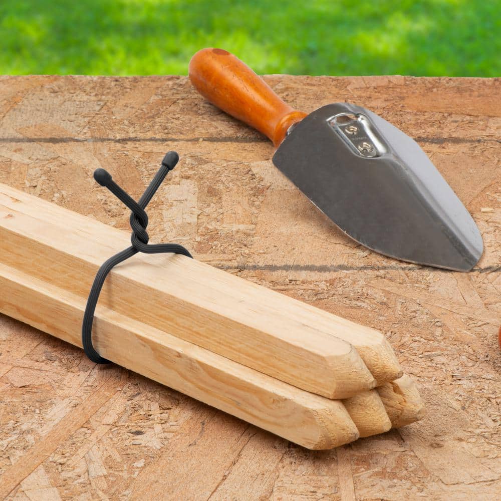 12 in. Gear Tie Propack in Black (12-Pack) - Hercitys