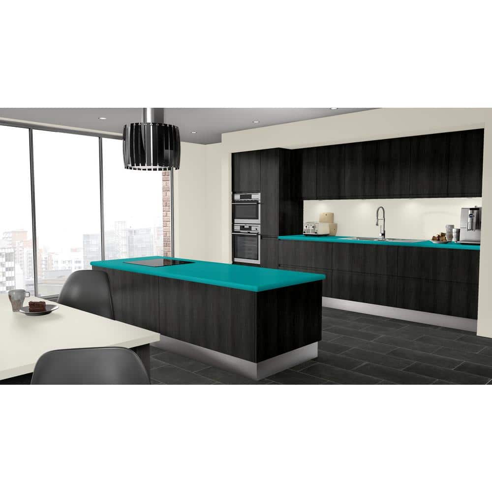 4 ft. x 8 ft. Laminate Sheet in Ocean with Matte Finish - Hercitys