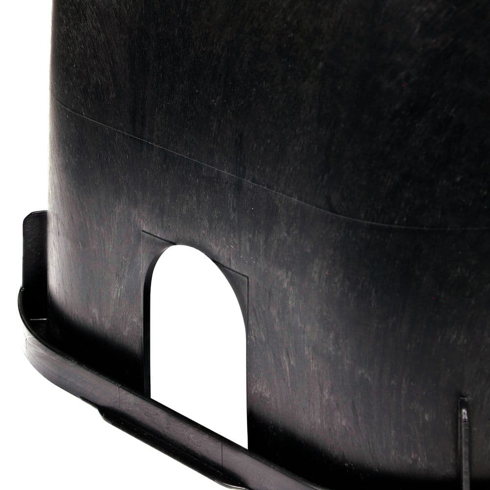 14 in. X 19 in. Rectangular Valve Box and Cover, Black Box, Green ICV Cover - Hercitys