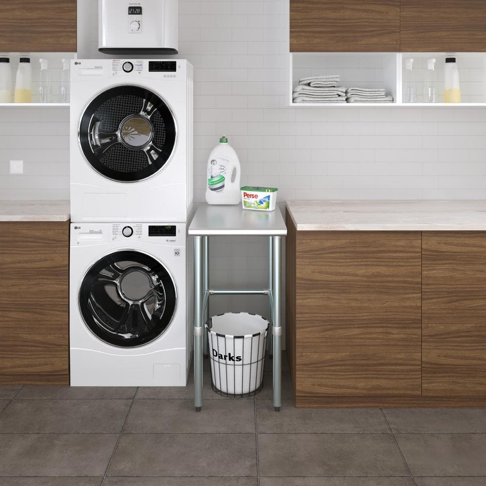 30 in. x 18 in. Open Base Stainless Steel Work Table : Residential & Commercial-Kitchen Prep Table - Hercitys