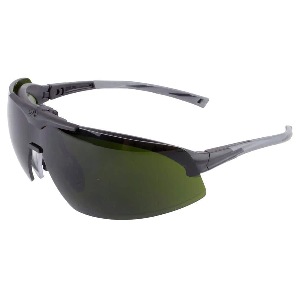 4 in. Black Safety IR5 Flip Lens Brazing Glasses - Hercitys