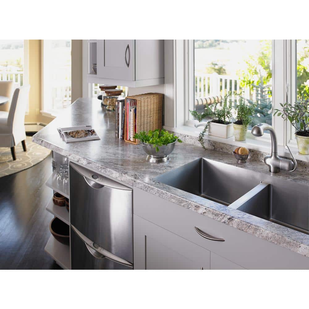 5 ft. x 12 ft. Laminate Sheet in 180fx Classic Crystal Granite with Artisan Finish - Hercitys