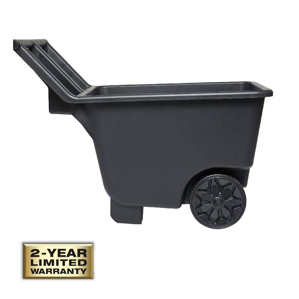 4.5 cu. ft. Heavy Duty Plastic Rust Resistant Garden Cart - Hercitys