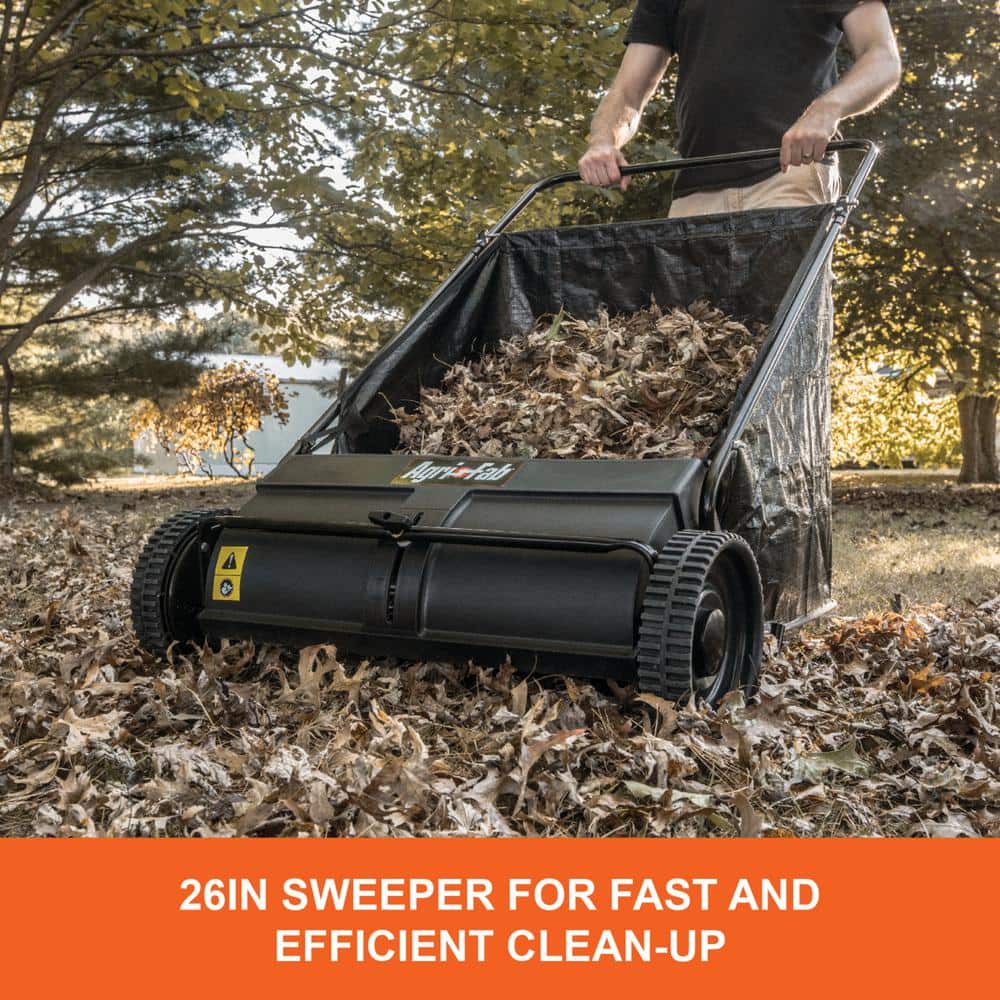 26 in. Push Lawn Sweeper - Hercitys