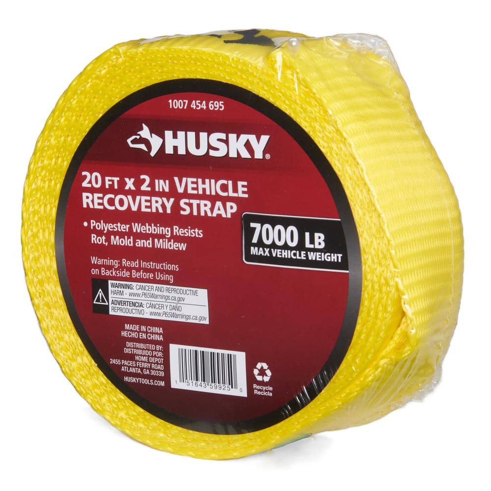 2 in. x 20 ft. Recovery Tow Strap - Hercitys