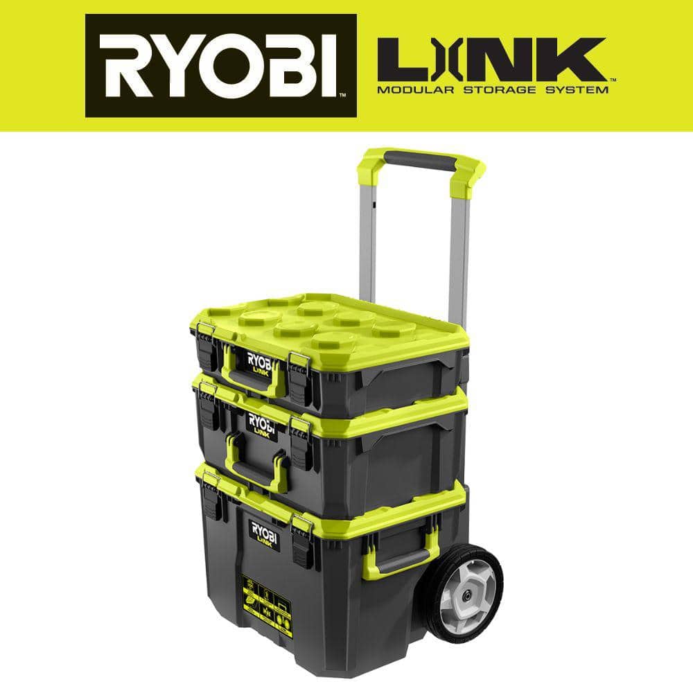 22.2 in. LINK Rolling Tool Box with LINK Medium Tool Box and LINK Standard Tool Box - Hercitys