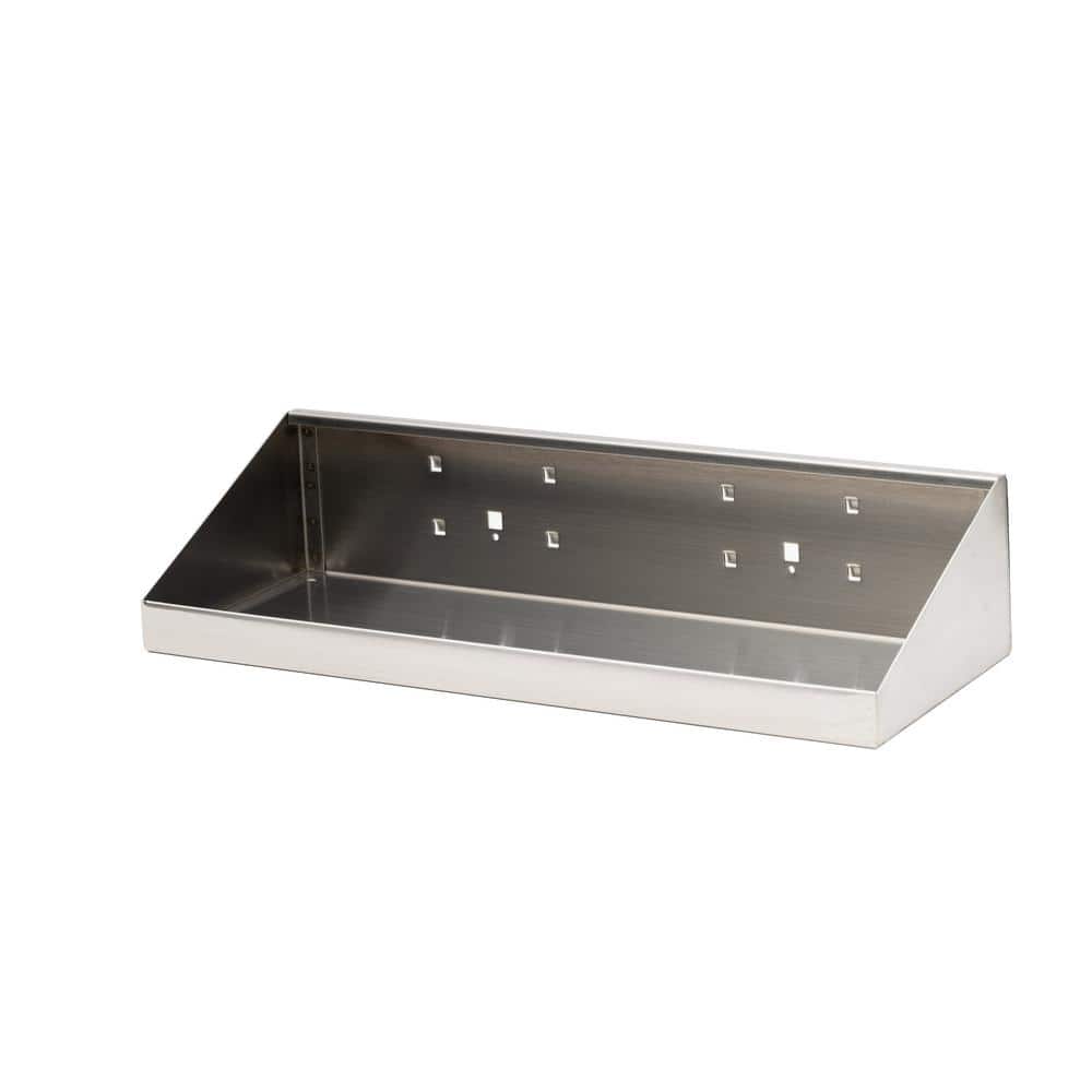 18 in. W x 6-1/2 in. D Stainless Steel Shelf, Quantity- 1 - Hercitys