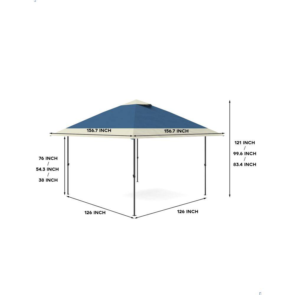 13 ft. x13 ft. Pop Up Canopy – Waterproof and UV-Resistant Portable Tent for Picnics - Hercitys