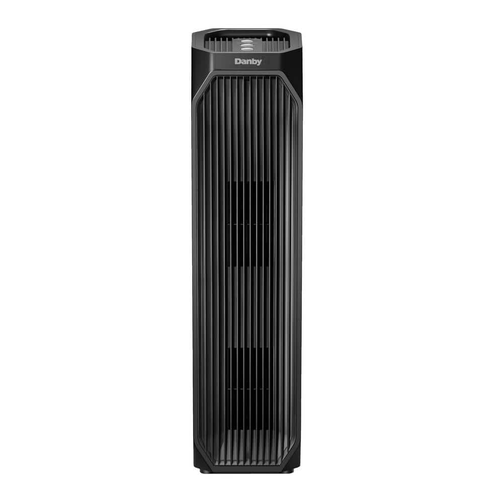 210 sq. ft. Portable Air Purifier with Filter in Black - Hercitys