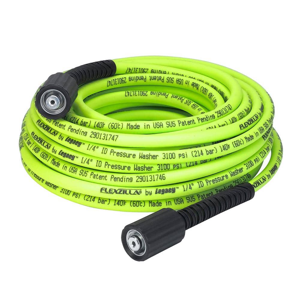 1/4 in. x 50 ft. 3100 PSI M22 Fittings No Kink Flexible Pressure Washer Hose - Hercitys