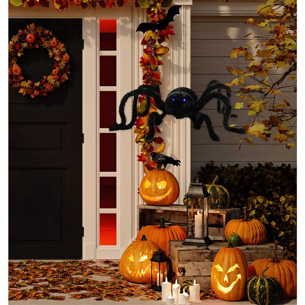 11 in. Touch Activated Animatronic Crawler Spider - Hercitys