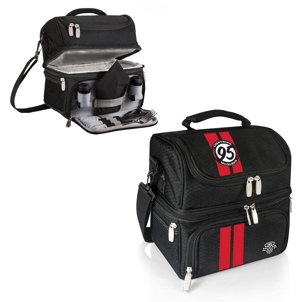 3 Qt. 8-Can Lightning McQueen Pranzo Lunch Tote Cooler in Black - Hercitys