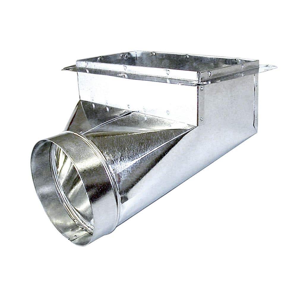 14 in. x 8 in. x 9 in. 90 Degree Register Box with Flange - Hercitys