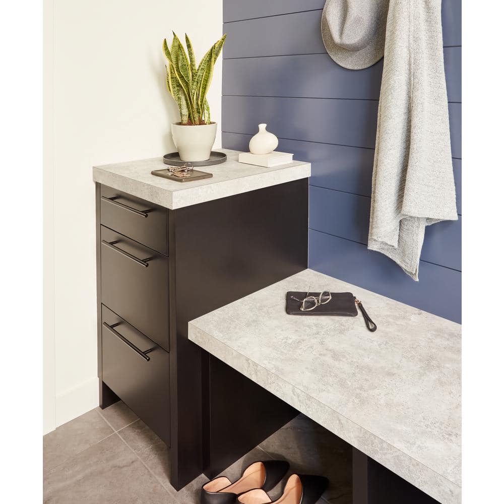 4 ft. x 8 ft. Laminate Sheet in Patine Concrete with Monolith Finish - Hercitys