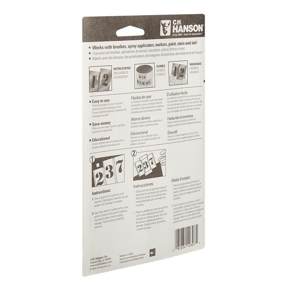 3 in. Stencil Number Set - Hercitys