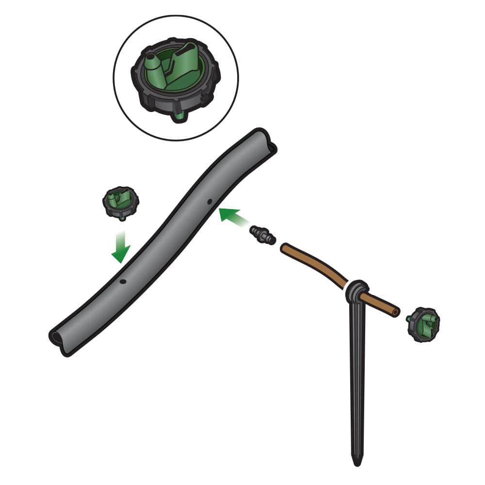 2 GPH Button Dripper (100-Pack) - Hercitys