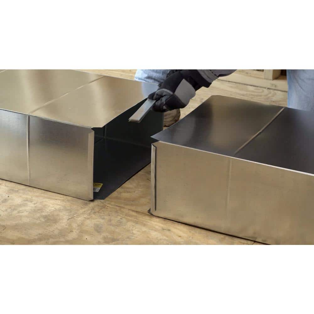3.25 in. x 10 in. x 3 ft. Half Section Rectangular Stack Duct - Hercitys