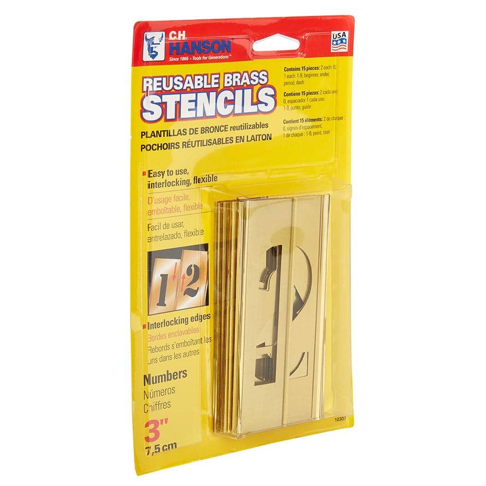 3 in. Stencil Number Set - Hercitys