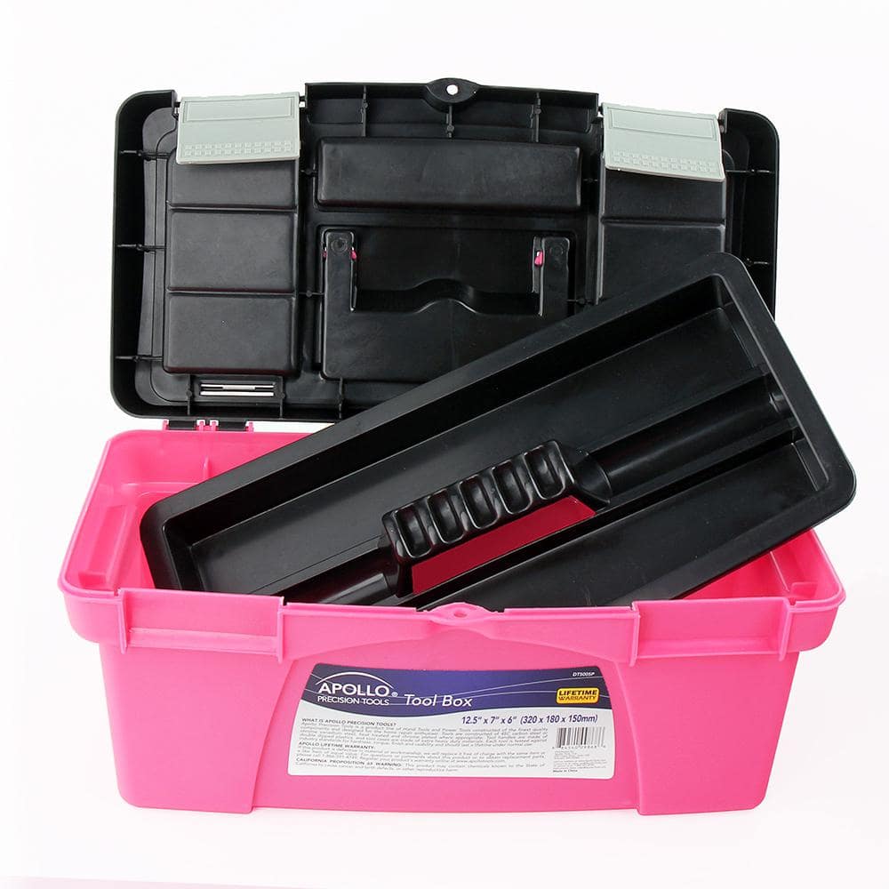10 in., 12.5 in. and 16 in. Tool Box in Pink (3-Components) - Hercitys