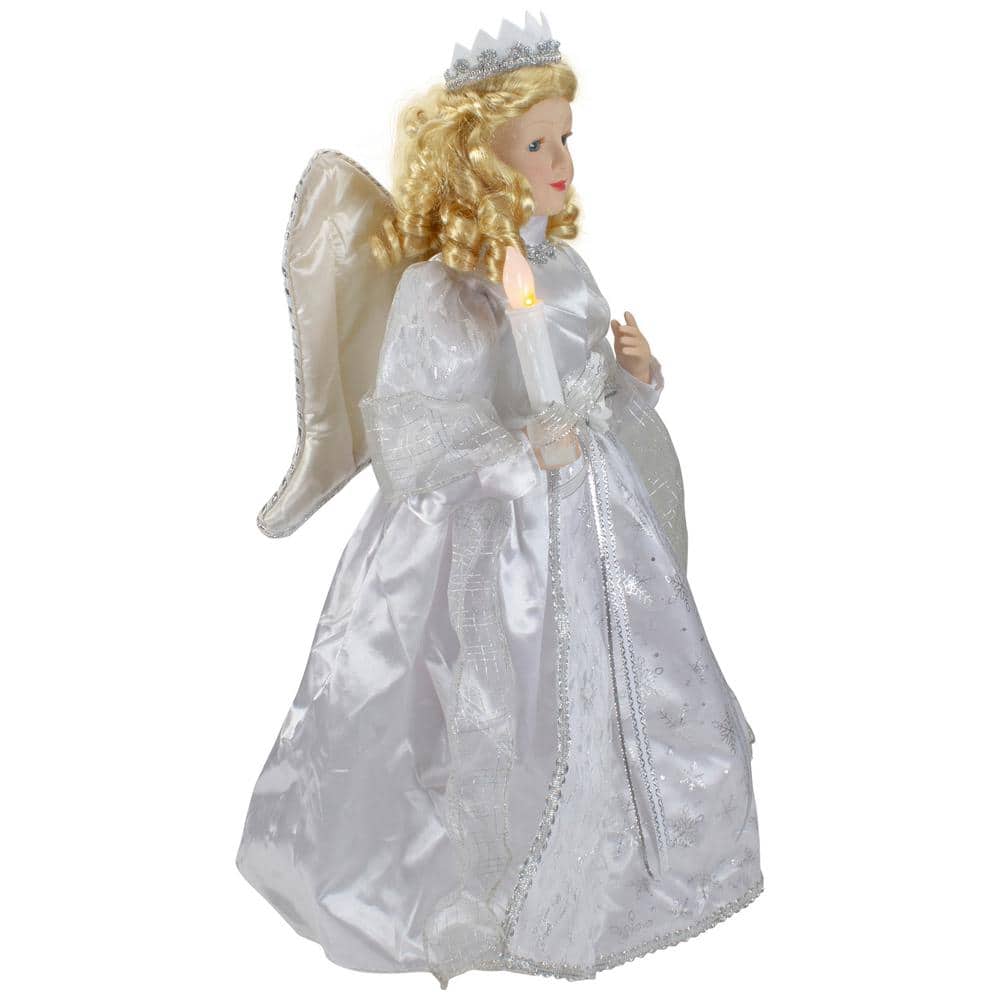 24 in. Lighted Standing Animated Angel Musical Christmas Figure - Hercitys