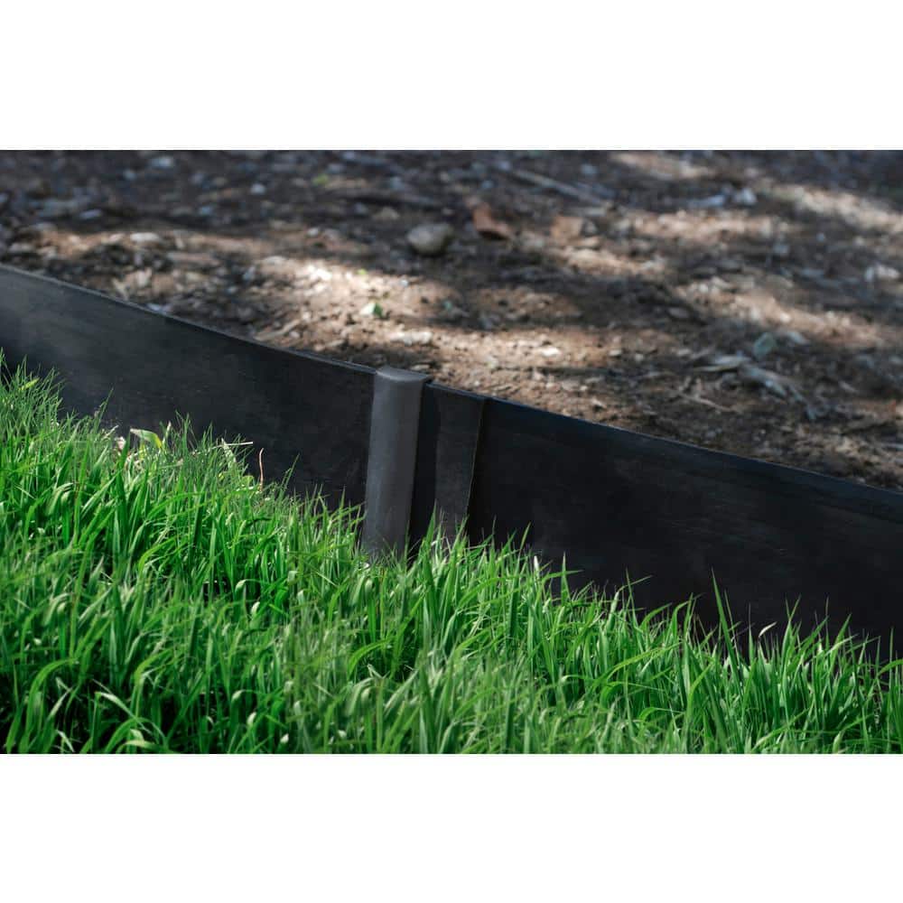20 ft. L x 4.5 in. H Black Pound-In Edging Kit - Hercitys