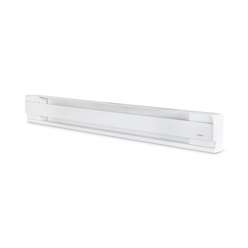 48 in. 240/208-Volt 1000/750-Watt Electric Baseboard Heater in White - Hercitys