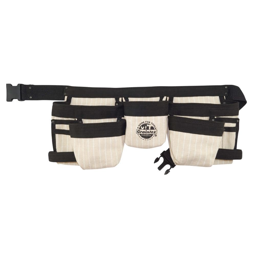 10-Pocket Tool Apron with Ripstop Canvas - Hercitys