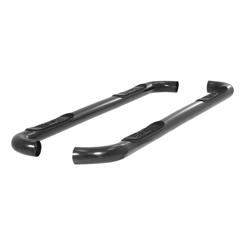 3-Inch Round Black Stainless Steel Nerf Bars, No-Drill, Select Ford Excursion, F-250, F-350 Super Duty - Hercitys