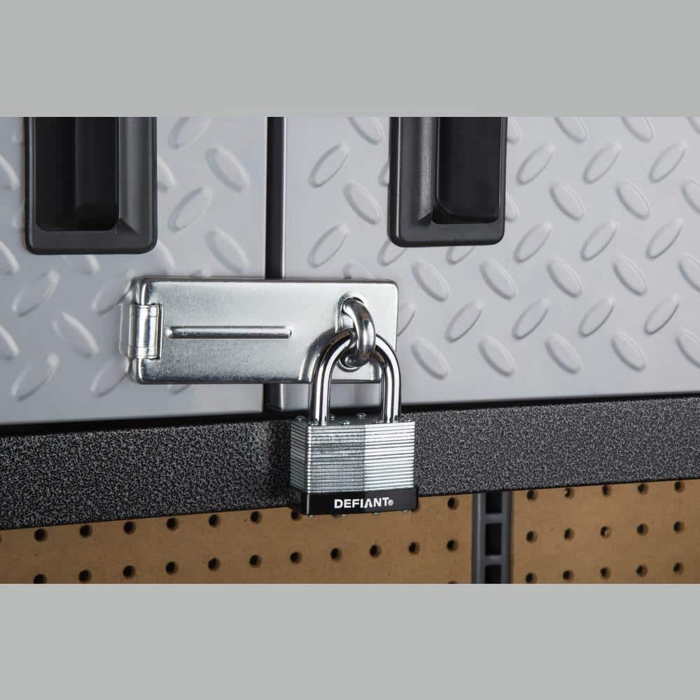 50 mm 1 in. 3-Pack Laminated Steel Shackle Keyed Padlock (Includes 3 Keys) - Hercitys