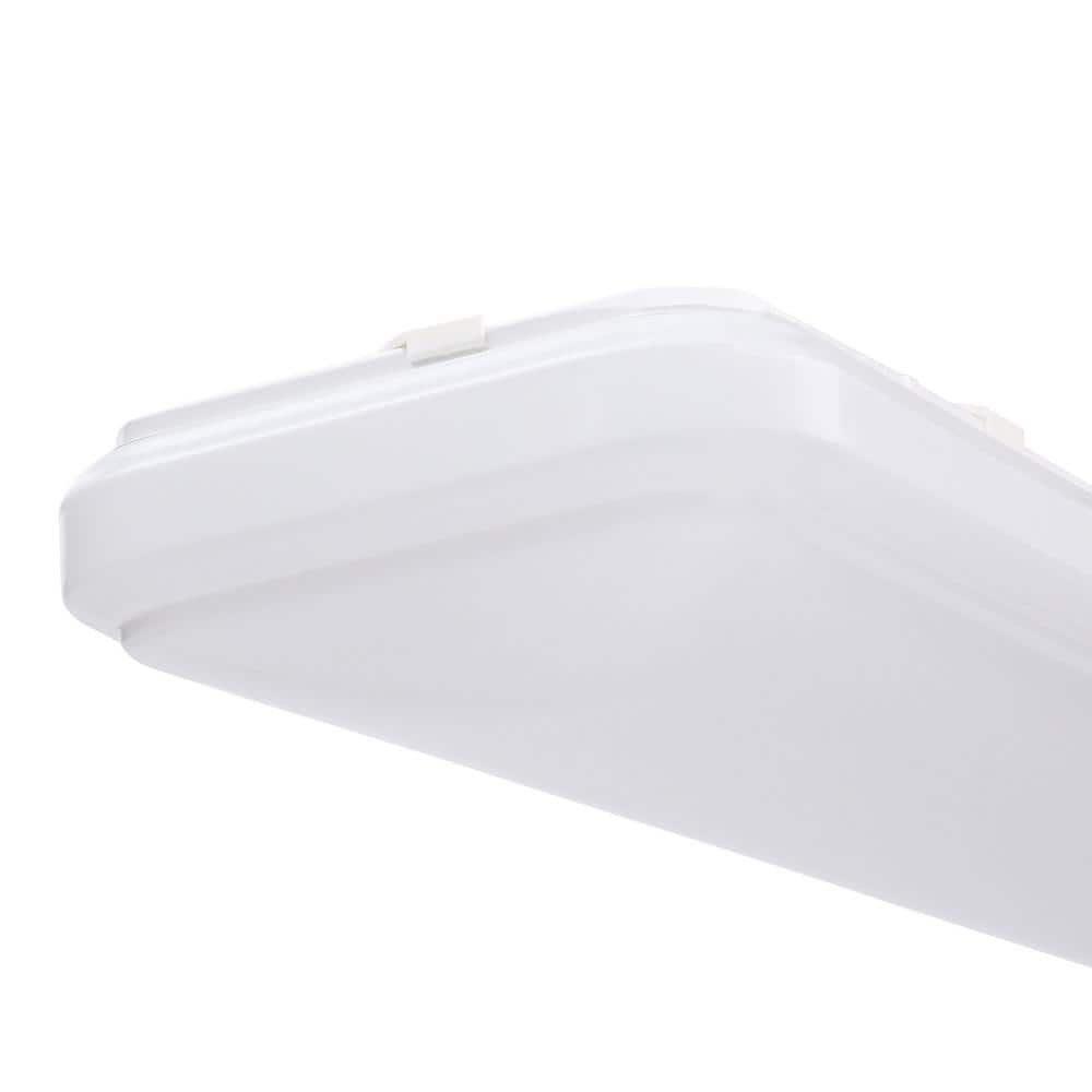 49 in. x 10 in. Traditional Rectangle Stepped Lens LED Flush Mount Ceiling Light Dimmable 3000 Lumens 4000K - Hercitys