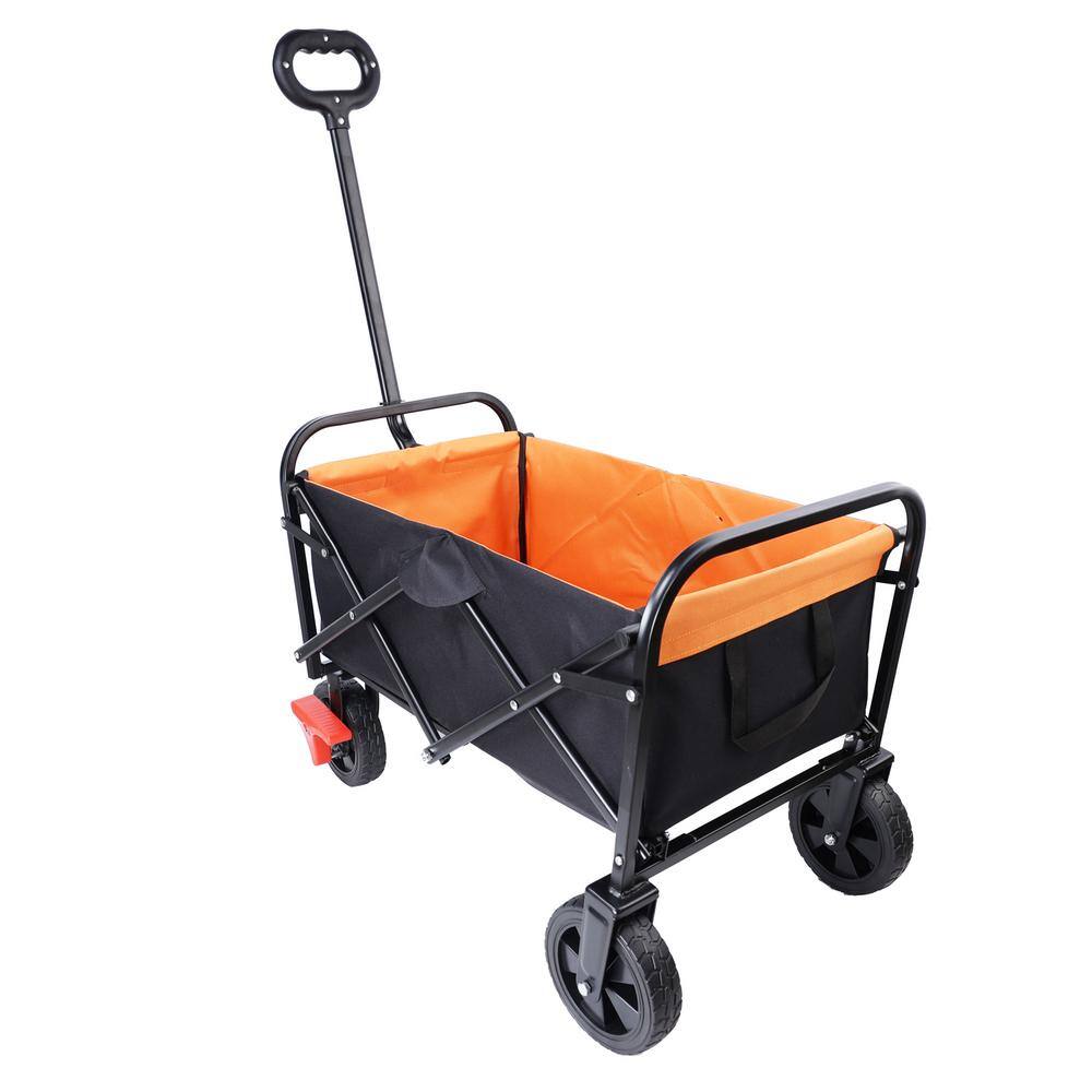 3 cu. ft. Mini Fabric Folding Wagon Garden Cart - Hercitys