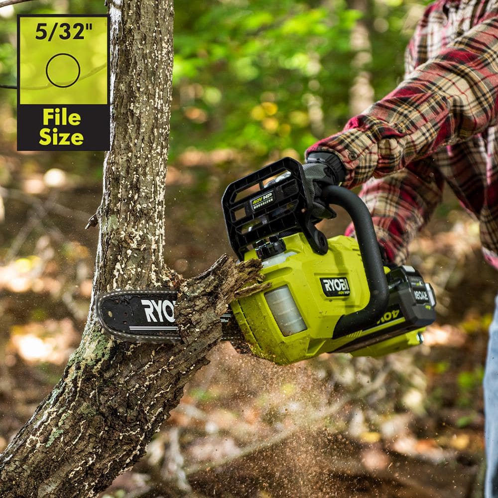 14 in. 0.050-Gauge Replacement Full Complement Standard Chainsaw Chain, 52 Links (2-Pack) - Hercitys