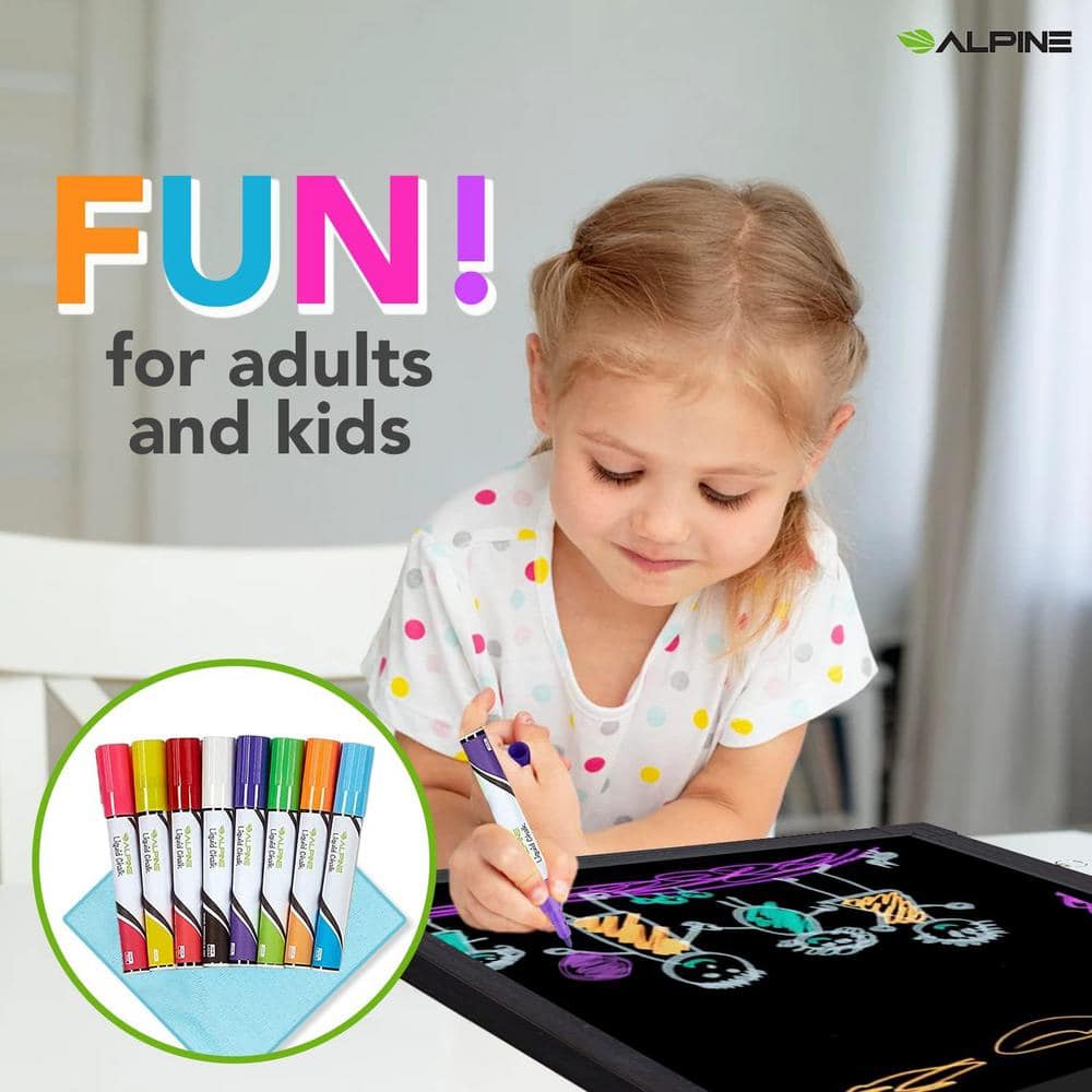 28 in. x 20 in. LED Illuminated Hanging Message Writing Board - Hercitys