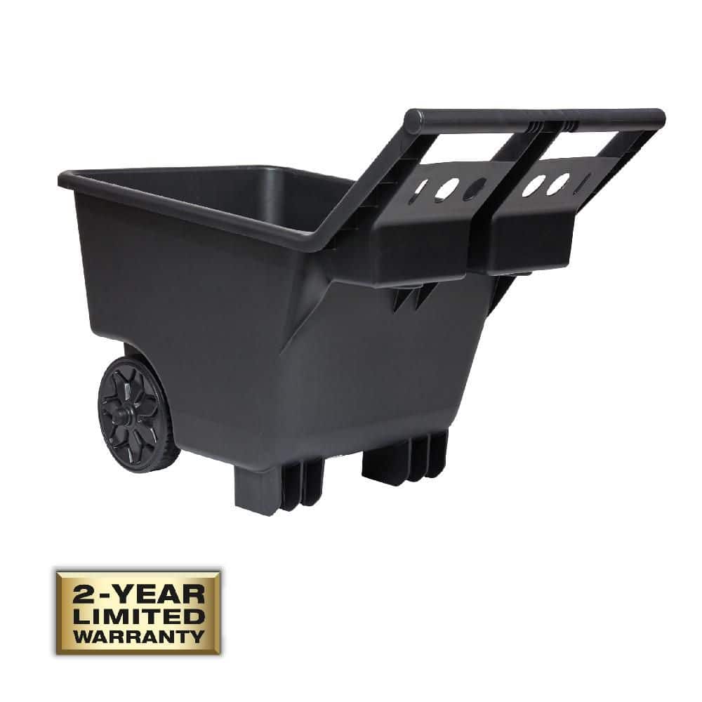 4.5 cu. ft. Heavy Duty Plastic Rust Resistant Garden Cart - Hercitys