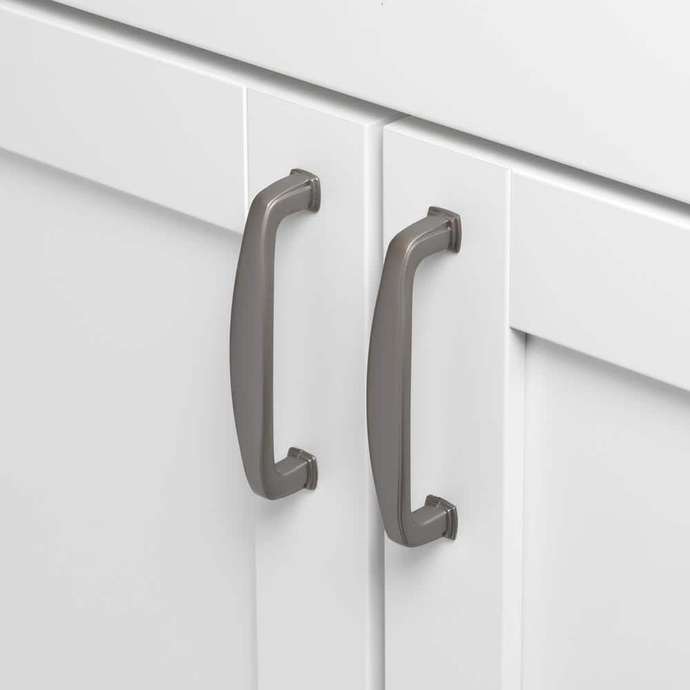 3-3/4 in. (57.15 mm) Center-to-Center Graphite Deco Bar Pull (10-Pack ) - Hercitys