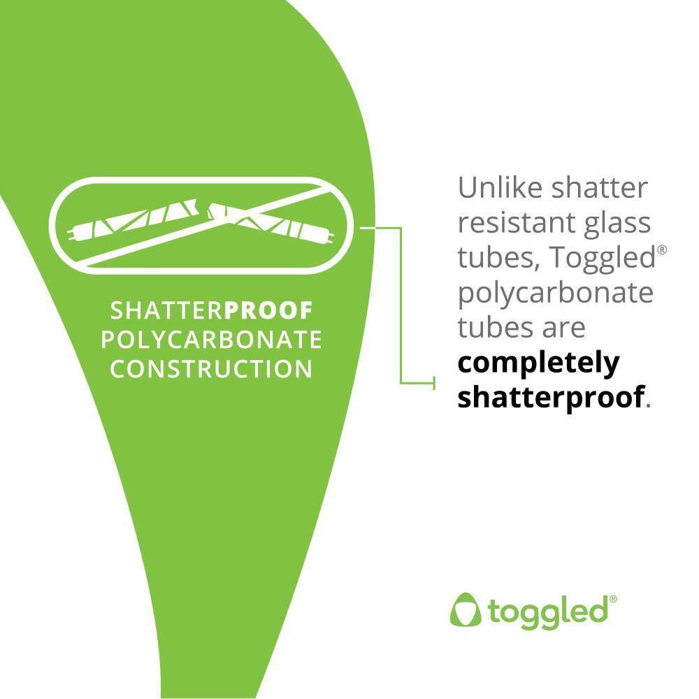 4 ft. 32-Watt Full Spectrum LED Grow Light Fixture (2 Tubes Included) - Hercitys