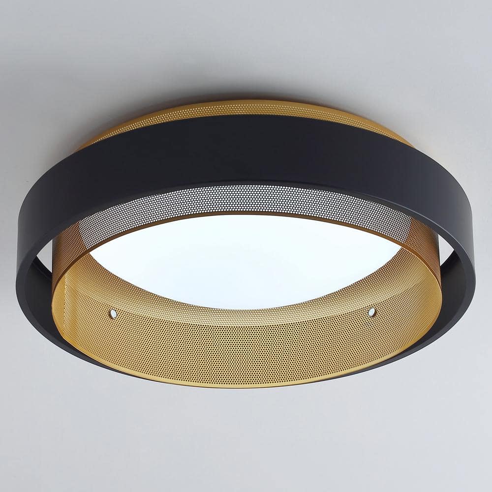 20.5 in. 1-Light Modern LED Flush Mount Ceiling Light Fixture - Hercitys