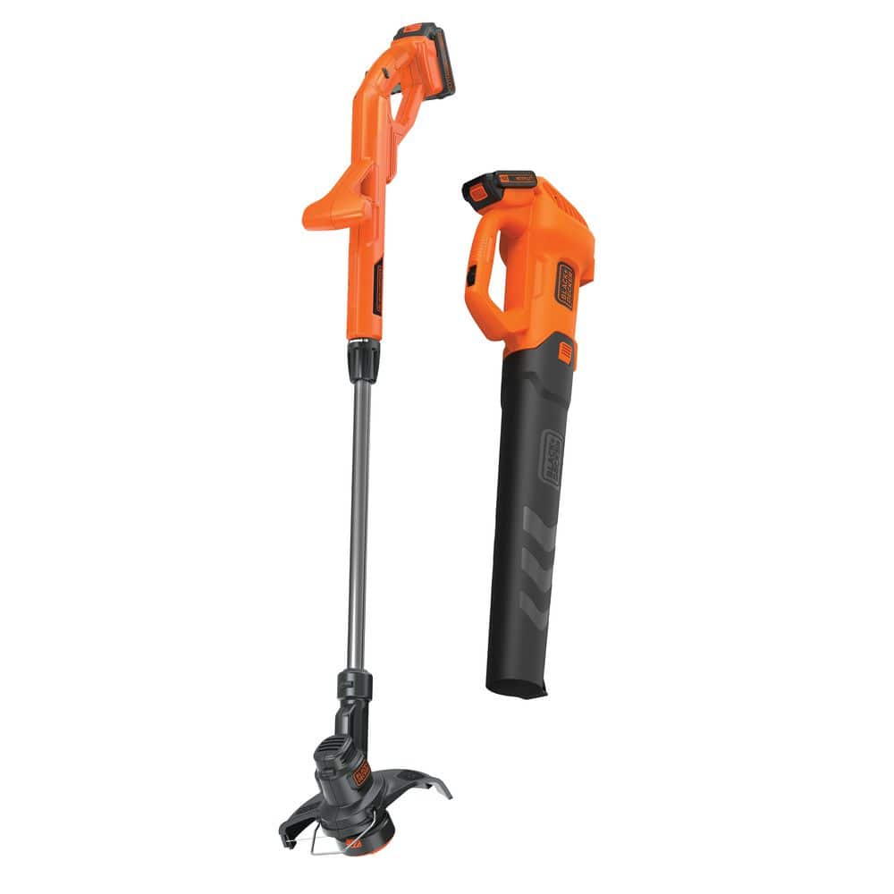 20V MAX Lithium-Ion String Trimmer and Blower Combo Kit with (1) 2.0 Ah Battery and Charger - Hercitys