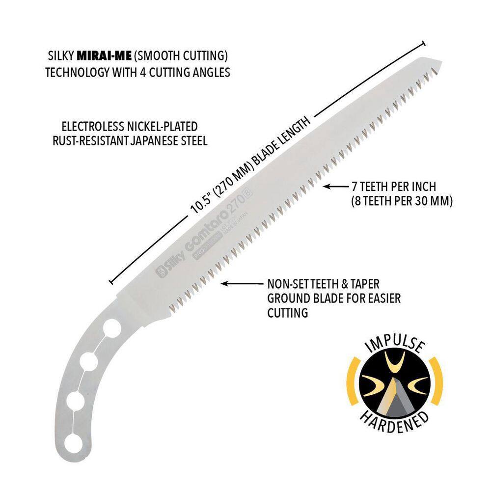 10.6 in. Professional Hand Pruning Saw Blade - Hercitys