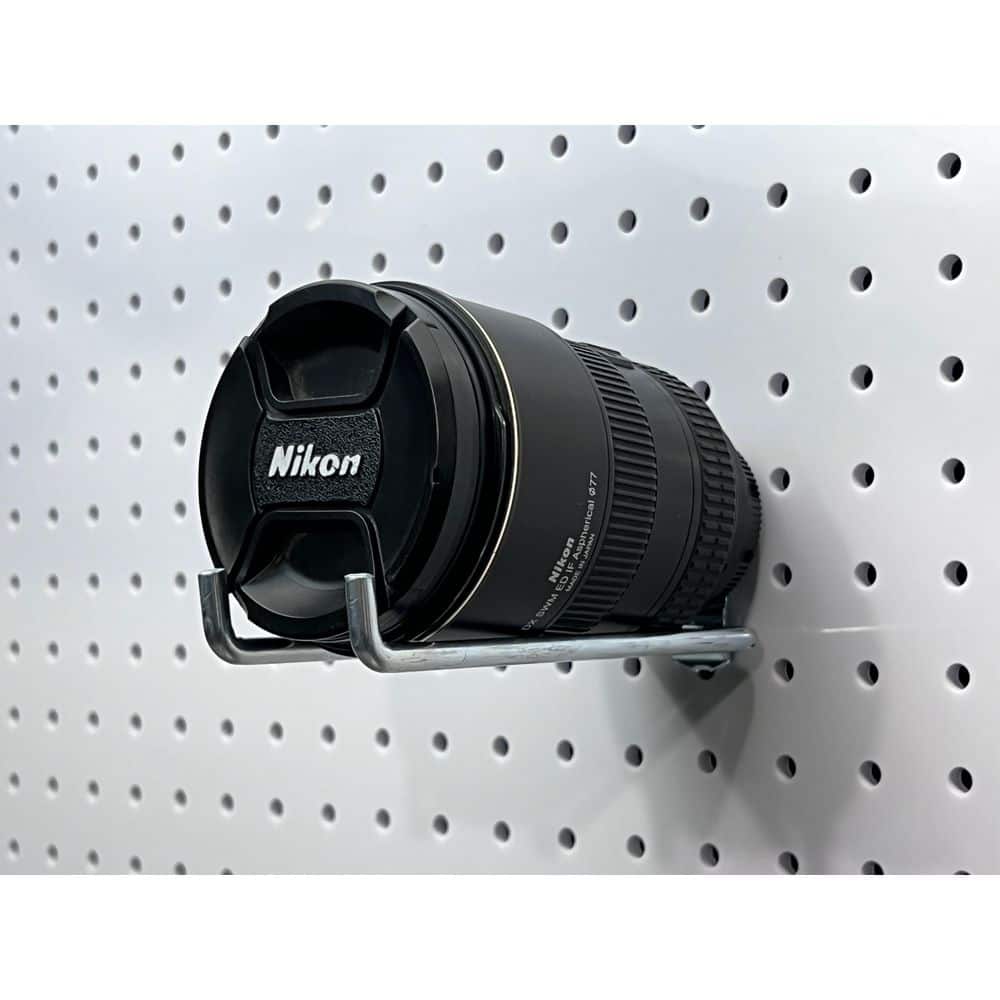 5-3/4 in. Double Rod 80 Degree Bend 1/4 in. Dia Zinc Plated Steel Pegboard Hook (10-Pack) - Hercitys