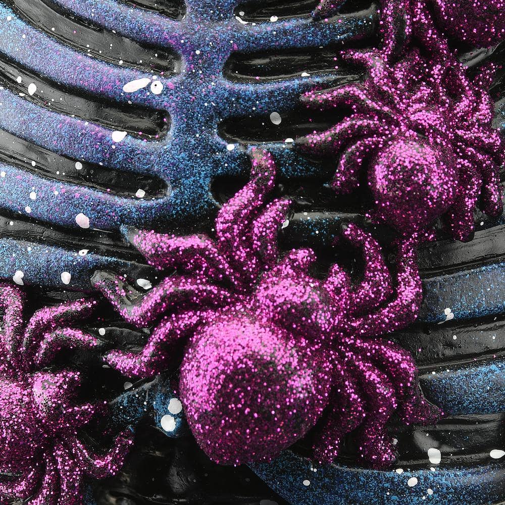 10″ LED Lit Purple Galaxy Skeleton, Battery Operated - Hercitys