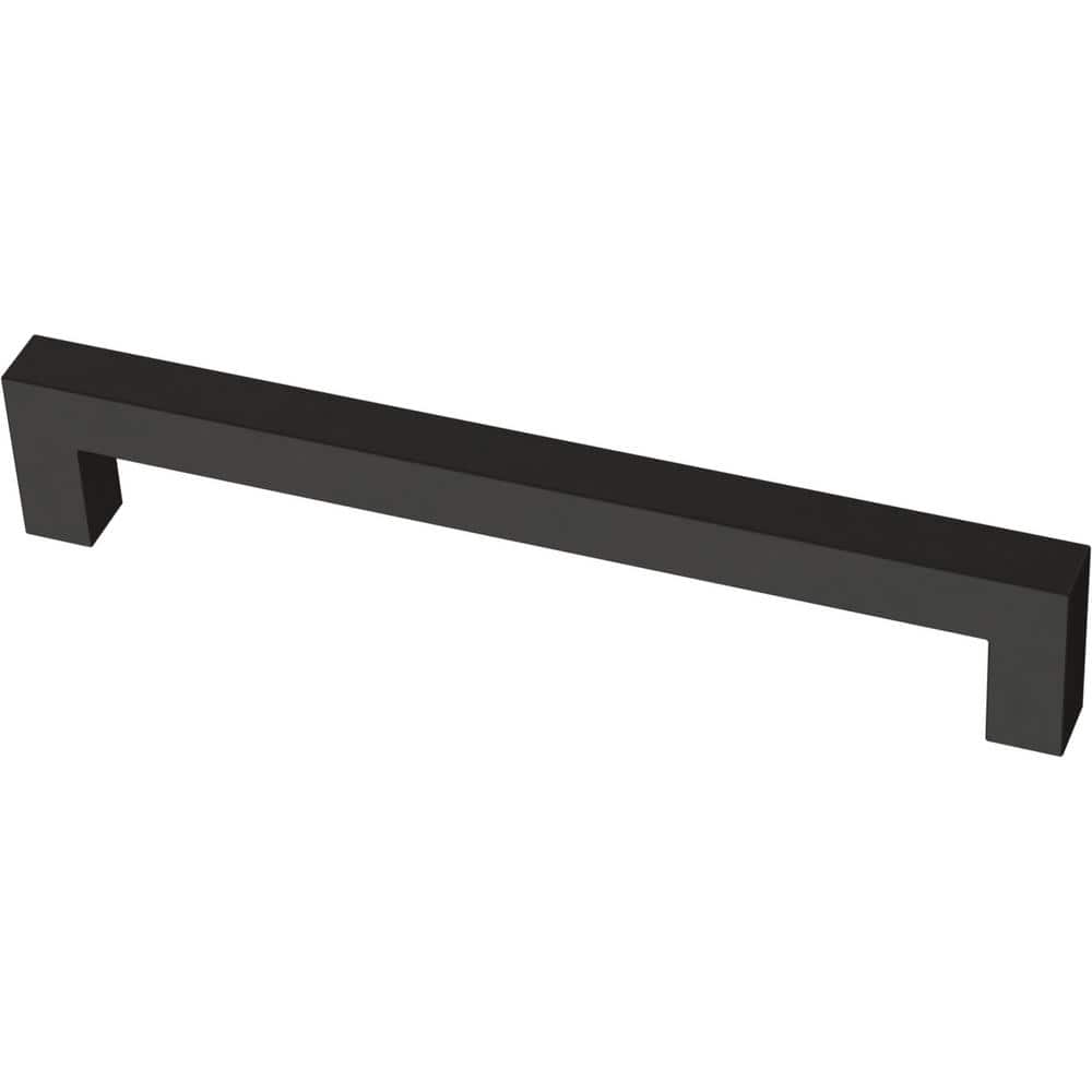 30-Pack Simple Modern Square 6-5/16 in. (160 mm) Modern Matte Black Cabinet Drawer Pulls - Hercitys