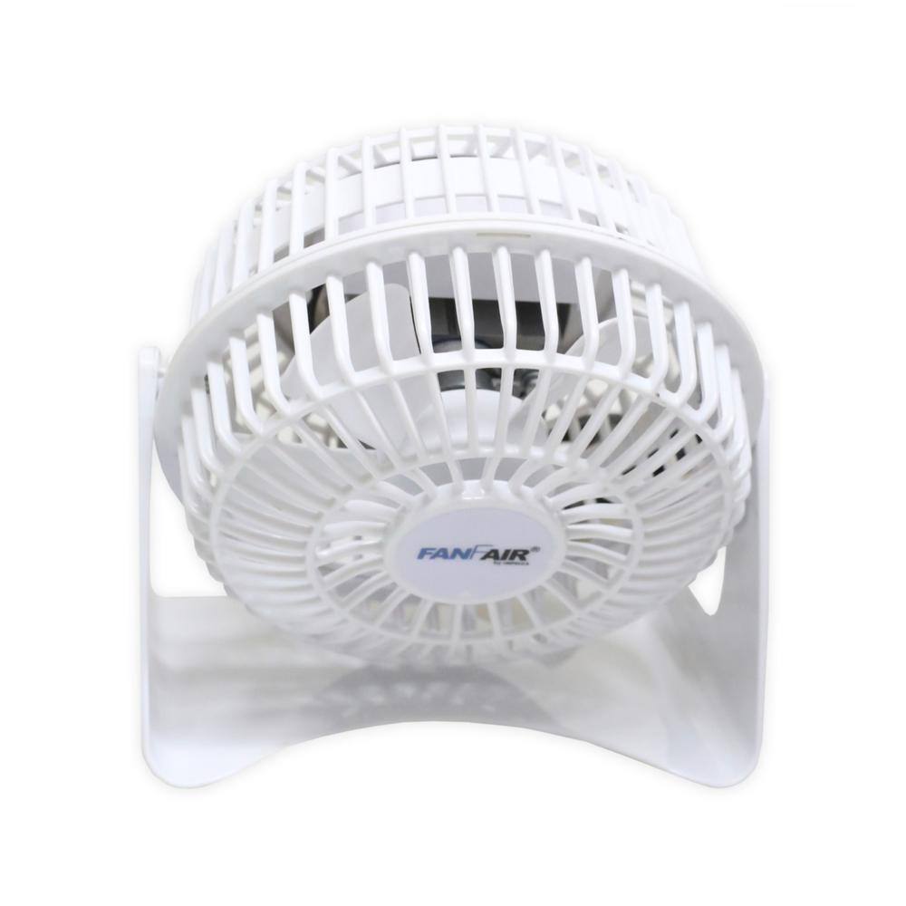 4 in. Desk Personal Fan – White - Hercitys