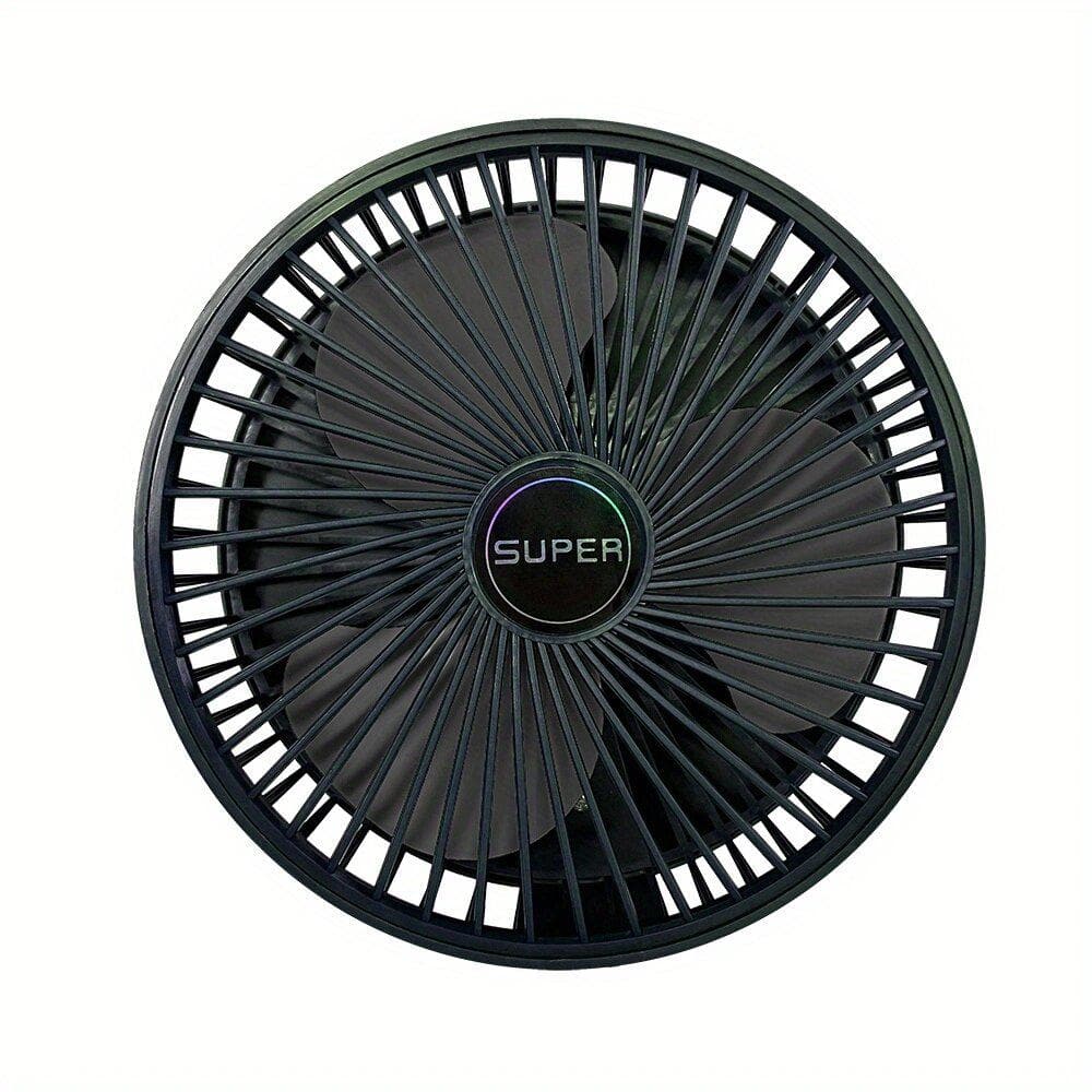 180 Swing Head Portable USB Powered 3 in. 1 fan speeds Desk Fan in Green, Folding Fetractable Charging Fan, Easy Clean - Hercitys