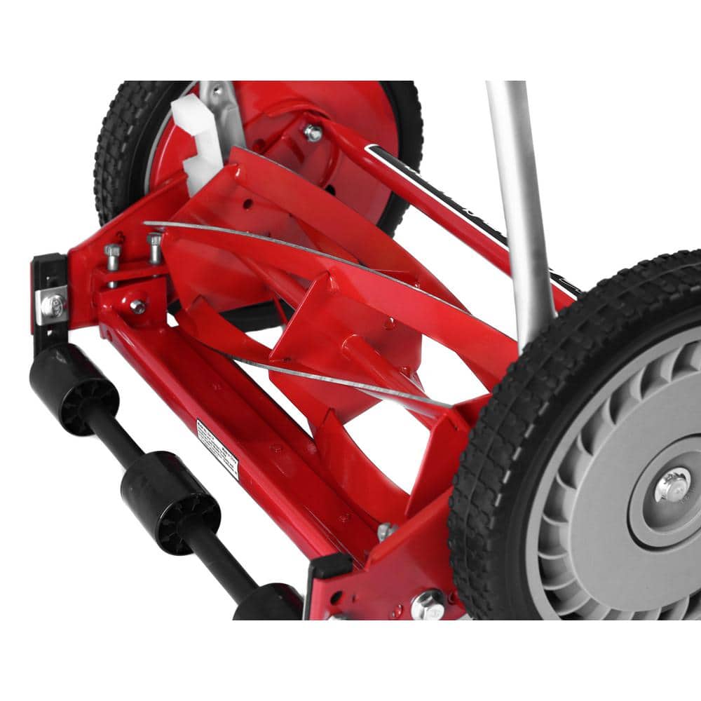 14 in. 5-Blade Manual Walk Behind Reel Lawn Mower - Hercitys