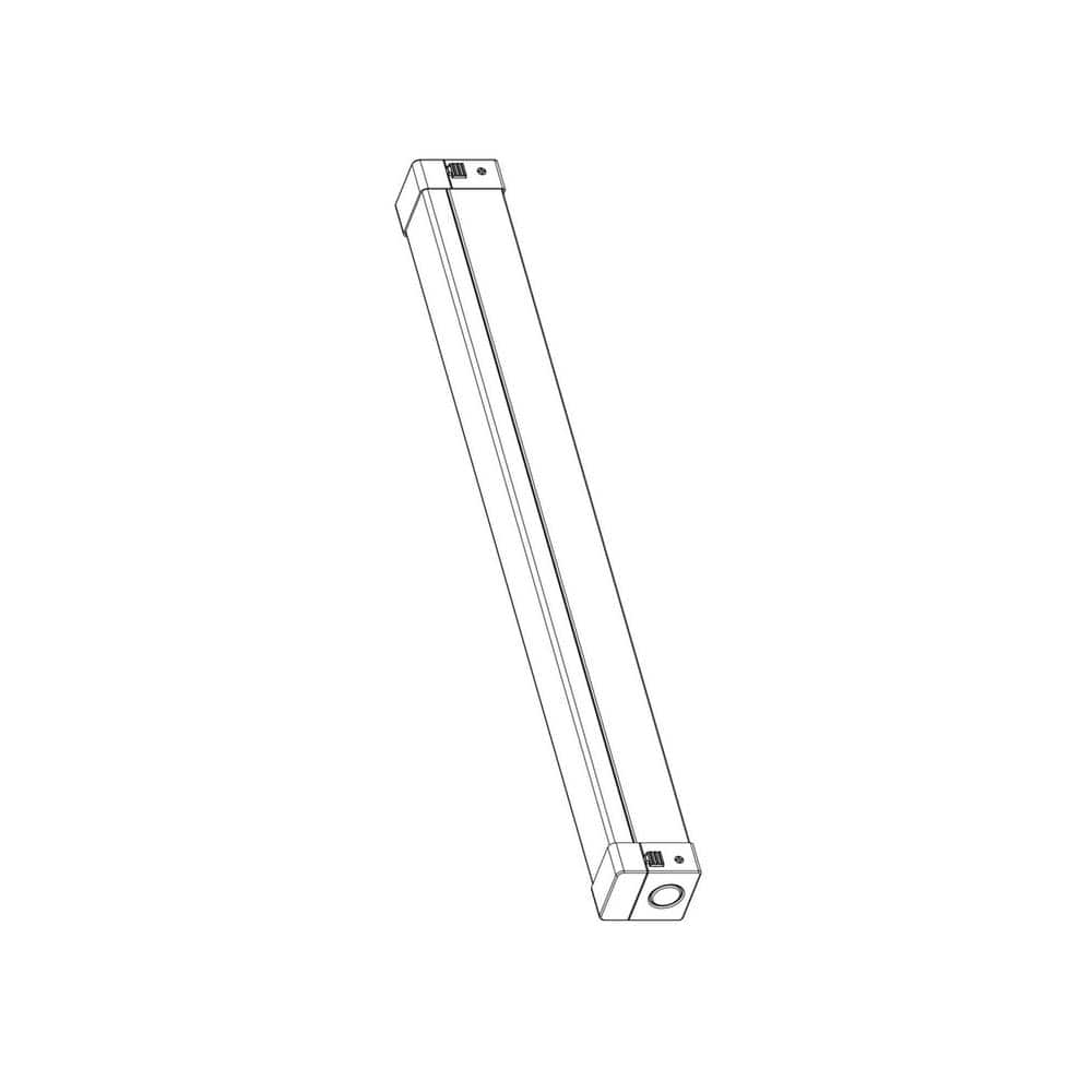 2 ft. Integrated LED Strip Light Semi-Flush Mount - Hercitys